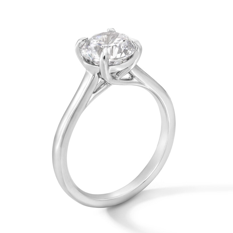 Main Image 3 of 2 CT. Certified Lab-Grown Diamond Solitaire Engagement Ring in 14K White Gold (F/VS2)