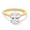 Thumbnail Image 1 of 2 CT. Oval Certified Lab-Grown Diamond Solitaire Engagement Ring in 14K Gold (F/VS2)