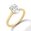 Thumbnail Image 3 of 2 CT. Oval Certified Lab-Grown Diamond Solitaire Engagement Ring in 14K Gold (F/VS2)