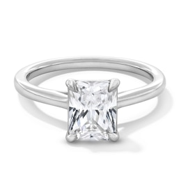 2 CT. Radiant-Cut Certified Lab-Grown Diamond Solitaire Engagement Ring in 14K White Gold (F/VS2)