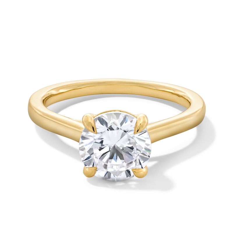 Main Image 1 of 2 CT. Certified Lab-Grown Diamond Solitaire Engagement Ring in 14K Gold (F/VS2)