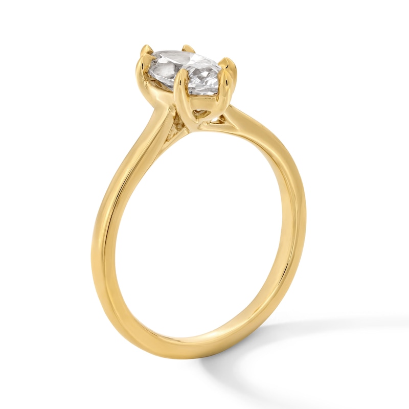 Main Image 3 of 1 CT. Marquise-Cut Certified Lab-Grown Diamond Solitaire Engagement Ring in 14K Gold (F/VS2)