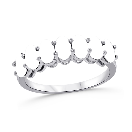 Family Oval Gemstone Ring (3-7 Stones)
