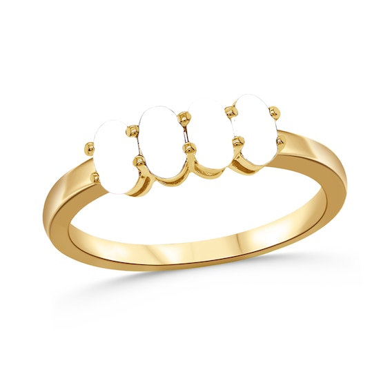 Family Oval Gemstone Ring (3-7 Stones)