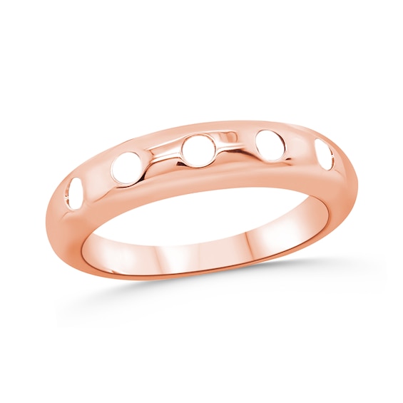 Family Flush-Set Gemstone Band (1-5 Stones)