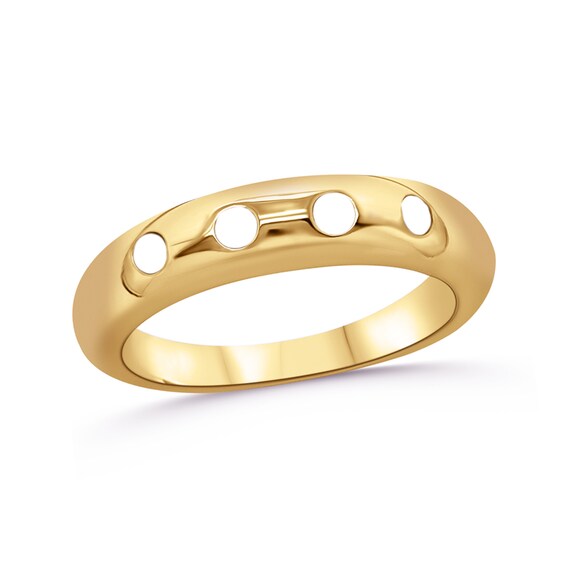 Family Flush-Set Gemstone Band (1-5 Stones)