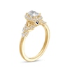 Thumbnail Image 2 of Vera Wang Love Collection 3/4 CT. T.W. Oval Diamond Frame Engagement Ring in 14K Gold