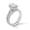 Thumbnail Image 2 of Enchanted Disney Cinderella 4.23 CT. T.W. Cushion Certified Lab-Grown Diamond Bridal Set in 14K White Gold (F/VS2)
