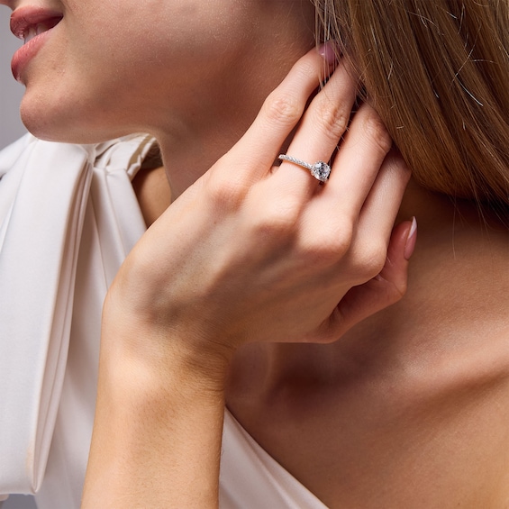 1-1/3 CT. T.w. Certified Lab-Grown Diamond Engagement Ring in Platinum (F/Si2)