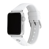 Thumbnail Image 2 of Ladies' Coach Apple Watch Straps White Interchangeable Replacement Band Smart Watch Attachment (Model: 14700309)