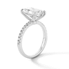 Thumbnail Image 3 of 4-1/4 CT. T.W. Radiant-Cut Certified Lab-Grown Diamond Engagement Ring in Platinum (F/VS2)