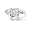 Thumbnail Image 1 of 4.23 CT. T.W. Radiant-Cut Certified Lab-Grown Diamond Engagement Ring in 14K White Gold (F/VS2)