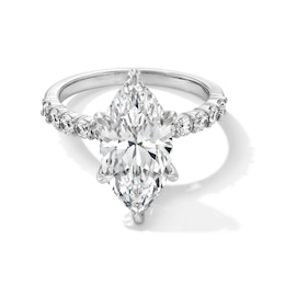 4-1/2 CT. T.W. Marquise-Cut Certified Lab-Grown Diamond Engagement Ring in Platinum (F/VS2)