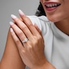 Thumbnail Image 2 of 1-1/3 CT. T.W. Oval Certified Lab-Grown Diamond Engagement Ring in 14K White Gold (F/VS2)