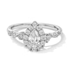 Thumbnail Image 1 of 7/8 CT. T.W. Pear-Shaped Diamond Frame Engagement Ring in 14K White Gold