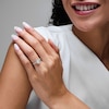 Thumbnail Image 2 of 7/8 CT. T.W. Pear-Shaped Diamond Frame Engagement Ring in 14K White Gold