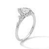 Thumbnail Image 2 of 7/8 CT. T.W. Pear-Shaped Diamond Frame Engagement Ring in 14K White Gold