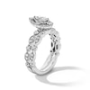 Thumbnail Image 2 of 1-1/3 CT. T.W. Pear-Shaped Certified Lab-Grown Diamond Bridal Set in 14K White Gold (F/VS2)