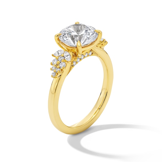 3-1/3 CT. T.w. Certified Lab-Grown Diamond Engagement Ring in 14K Gold (F/Vs2)