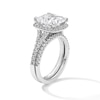 Thumbnail Image 3 of 4-3/4 CT. T.W. Princess-Cut Certified Lab-Grown Diamond Frame Bridal Set in 14K White Gold (F/VS2)
