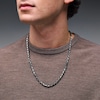 Thumbnail Image 2 of 4.0mm Flat Anchor Chain Necklace in Solid Two-Tone Stainless Steel - 24”