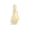 Thumbnail Image 2 of 3/8 CT. T.W. Certified Lab-Grown Diamond Boxing Glove Charm in Sterling Silver with 24K Gold Vermeil (F/VS2)