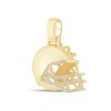 Thumbnail Image 2 of 3/8 CT. T.W. Certified Lab-Grown Diamond Football Helmet Charm in Sterling Silver with 24K Gold Vermeil (F/VS2)