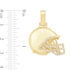 Thumbnail Image 4 of 3/8 CT. T.W. Certified Lab-Grown Diamond Football Helmet Charm in Sterling Silver with 24K Gold Vermeil (F/VS2)