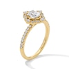 Thumbnail Image 3 of 7/8 CT. T.W. Oval Diamond Frame Engagement Ring in 14K Gold