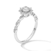 Thumbnail Image 3 of 3/4 CT. T.W. Diamond Starburst Frame Engagement Ring in 14K White Gold