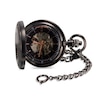 Thumbnail Image 1 of James Michael Gunmetal Gray Pocket Watch with Black Dial (Model: PMA011013W)