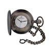 Thumbnail Image 1 of James Michael Gunmetal Pocket Watch with Mother-of-Pearl Dial (Model: PQA011153W)