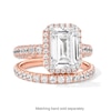 Thumbnail Image 3 of Vera Wang Love Collection 4 CT. T.W. Radiant-Cut Certified Radiant Lab-Grown Diamond Halo Ring in 14K Rose Gold (F/VS2)