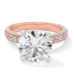 Vera Wang Love Collection 4-7/8 CT. T.W. Certified Lab-Grown Diamond Engagement Ring in 14K Rose Gold (F/VS2)