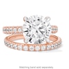 Thumbnail Image 3 of Vera Wang Love Collection 4-7/8 CT. T.W. Certified Lab-Grown Diamond Engagement Ring in 14K Rose Gold (F/VS2)