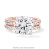 Thumbnail Image 4 of Vera Wang Love Collection 4-7/8 CT. T.W. Certified Lab-Grown Diamond Engagement Ring in 14K Rose Gold (F/VS2)