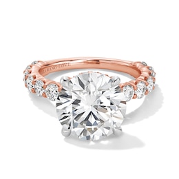 Vera Wang Love Collection 6-1/2 CT. T.W. Certified Lab-Grown Diamond Engagement Ring in 14K Rose Gold (F/VS2)