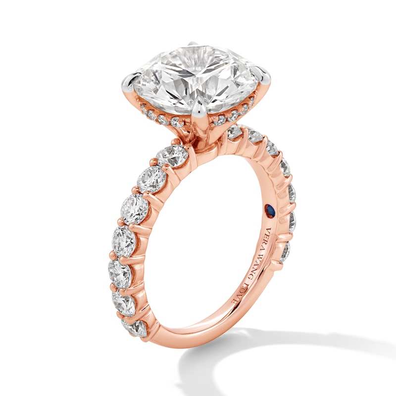 Main Image 2 of Vera Wang Love Collection 6-1/2 CT. T.W. Certified Lab-Grown Diamond Engagement Ring in 14K Rose Gold (F/VS2)