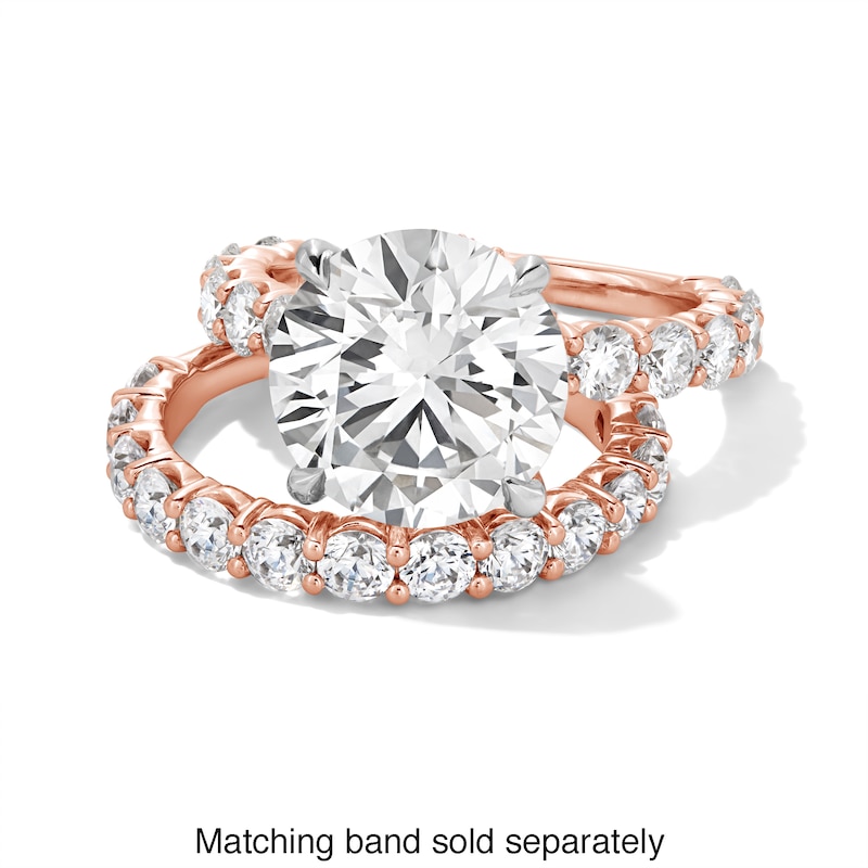 Main Image 3 of Vera Wang Love Collection 6-1/2 CT. T.W. Certified Lab-Grown Diamond Engagement Ring in 14K Rose Gold (F/VS2)