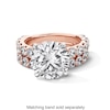 Thumbnail Image 4 of Vera Wang Love Collection 6-1/2 CT. T.W. Certified Lab-Grown Diamond Engagement Ring in 14K Rose Gold (F/VS2)