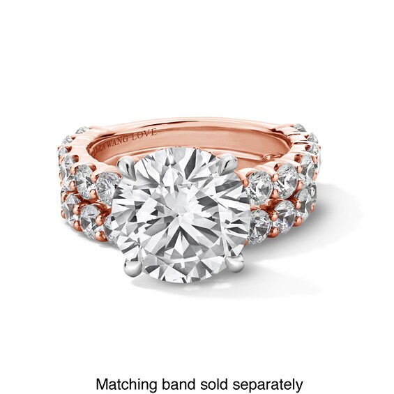 Vera Wang Love Collection 6-1/2 CT. T.w. Certified Lab-Grown Diamond Engagement Ring in 14K Rose Gold (F/Vs2)