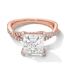 Thumbnail Image 1 of Vera Wang Love Collection 3-3/8 CT. T.W. Princess-Cut Certified Lab-Grown Diamond Ring in 14K Rose Gold (F/VS2)