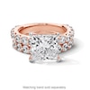 Thumbnail Image 4 of Vera Wang Love Collection 5-1/2 CT. T.W. Princess-Cut Certified Lab-Grown Diamond Ring in 14K Rose Gold (F/VS2)