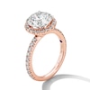 Thumbnail Image 2 of Vera Wang Love Collection 3-3/4 CT. T.W. Certified Lab-Grown Diamond Frame Engagement Ring in 14K Rose Gold (F/VS2)