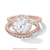 Thumbnail Image 3 of Vera Wang Love Collection 3-3/4 CT. T.W. Certified Lab-Grown Diamond Frame Engagement Ring in 14K Rose Gold (F/VS2)