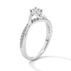 Thumbnail Image 3 of 1/3 CT. T.W. Certified Lab-Grown Diamond Bypass Promise Ring in Sterling Silver (F/SI2)