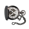 Thumbnail Image 1 of James Michael Gunmetal Pocket Watch with White Dial (Model: PMA011077W)