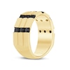 Thumbnail Image 2 of 1-1/2 CT. T.W. Black Diamond Stacked Ring in 10K Gold