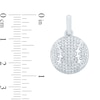 Thumbnail Image 4 of 5/8 CT. T.W. Certified Lab-Grown Diamond Baseball Necklace Charm in Sterling Silver (F/VS2)
