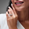 Thumbnail Image 2 of 1/2 CT. T.W. Marquise-Cut Diamond Frame Bridal Set in 10K White Gold